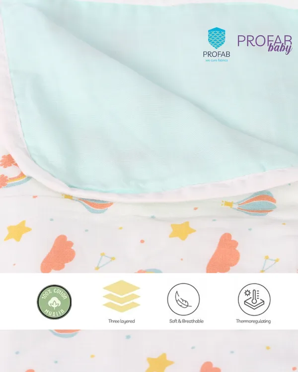Aqua/Rainbow_Reversible_Blanket