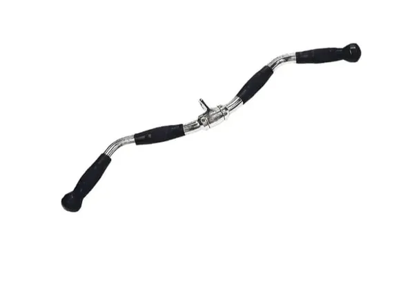 Chrome_Handle_With_Black_Rubber_Grips_38_Solid_Lat_Bar_(Revolving_Curl_Bar)