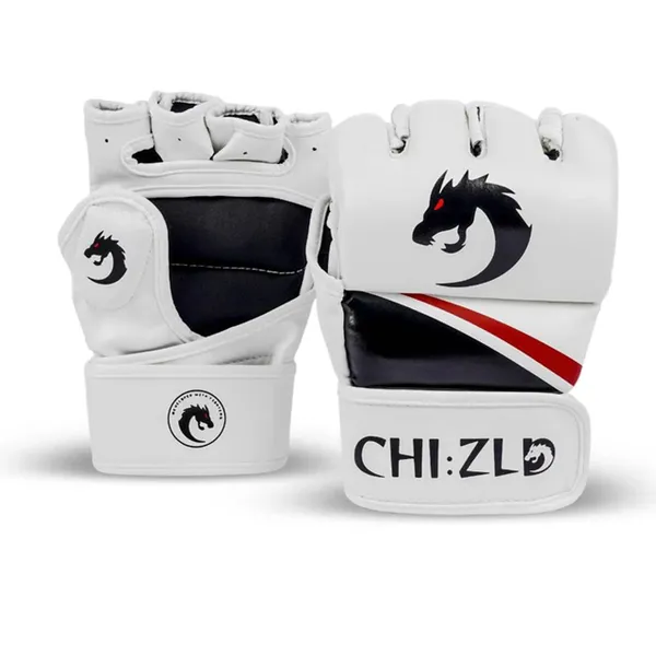 White_&_Black_Chizld_Impact_Mma_Gloves