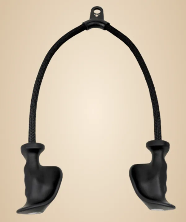 Black_Ergonomic_Tricep_Rope_With_Handle
