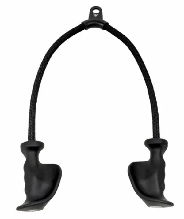 Black_Ergonomic_Tricep_Rope_With_Handle