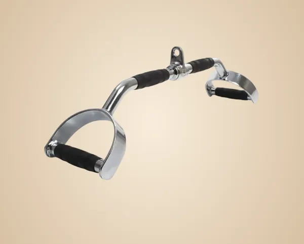 Chrome_With_Black_Rubber_Grips_Latpulldown_With_D_Handle