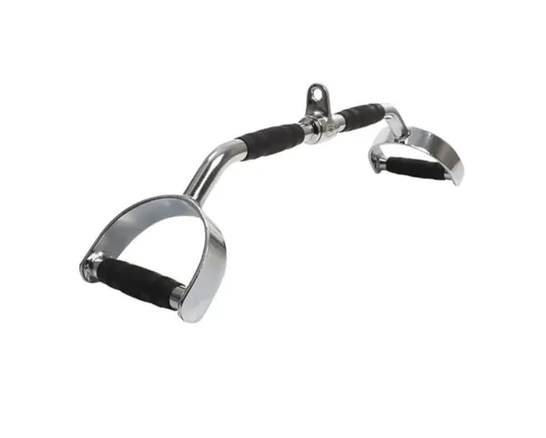 Chrome_With_Black_Rubber_Grips_Latpulldown_With_D_Handle