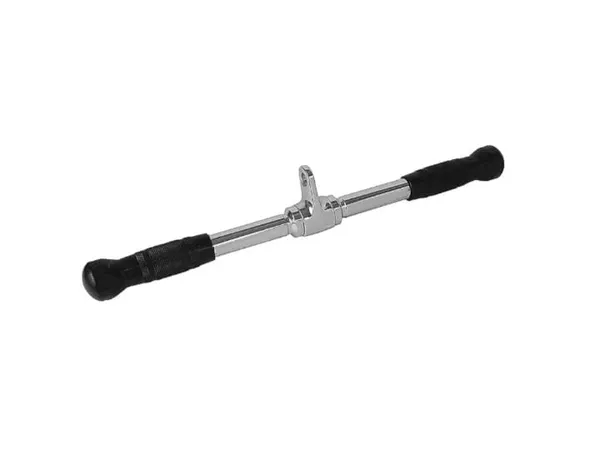 Chrome_Plates_With_Black_Rubber_Grips_Solid_Lat_Bar_(Revolving_Straight_Bar)