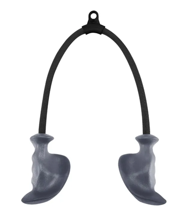 Black_Ergonomic_Tricep_Rope_With_Handle