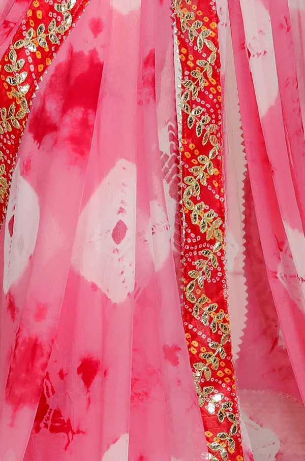 Pink_Pure_Chiffon_Hand_Printed_Saree_|_With_Unstitched_Blouse_Piece