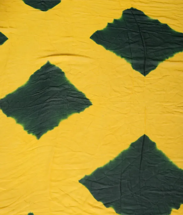 Green_&_Yellow_Pure_Chiffon_Leheriya_Bollywood_Saree_|_With_Unstitched_Blouse_Piece
