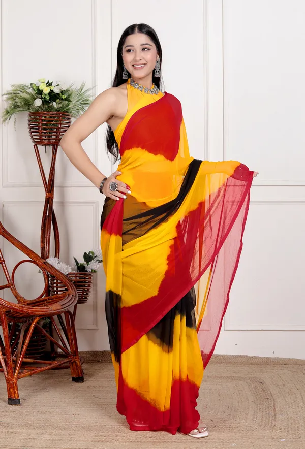 Multicolor_Pure_Chiffon_Hand_Printed_Saree_|_With_Unstitched_Blouse_Piece