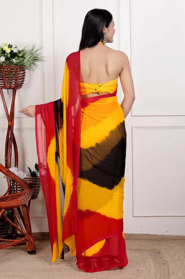 Multicolor_Pure_Chiffon_Hand_Printed_Saree_|_With_Unstitched_Blouse_Piece