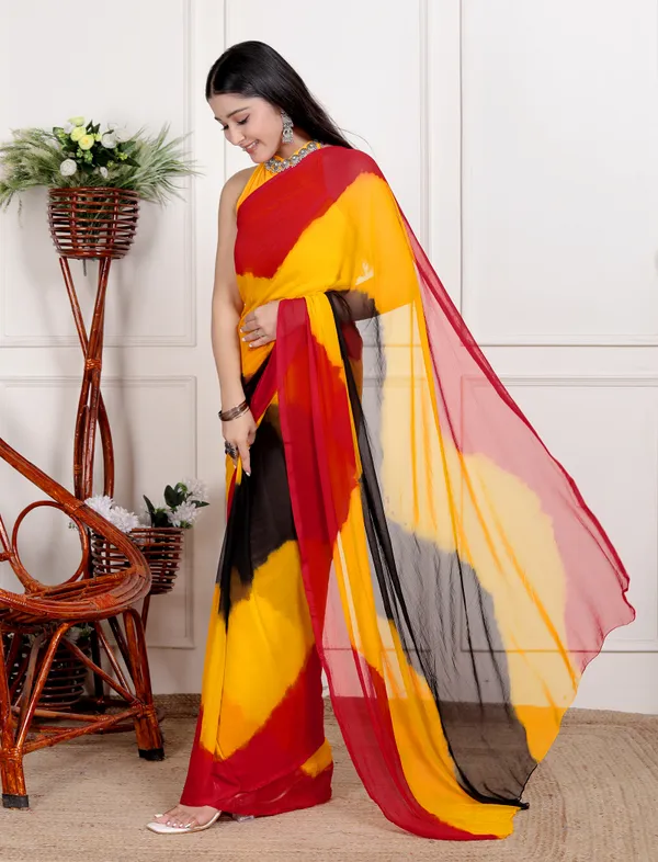 Multicolor_Pure_Chiffon_Hand_Printed_Saree_|_With_Unstitched_Blouse_Piece