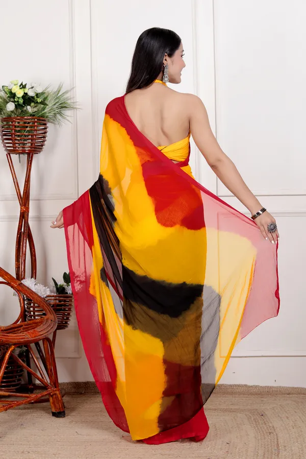Multicolor_Pure_Chiffon_Hand_Printed_Saree_|_With_Unstitched_Blouse_Piece