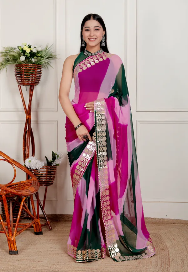 Multicolor_Pure_Chiffon_Hand_Printed_Saree_|_With_Unstitched_Blouse_Piece
