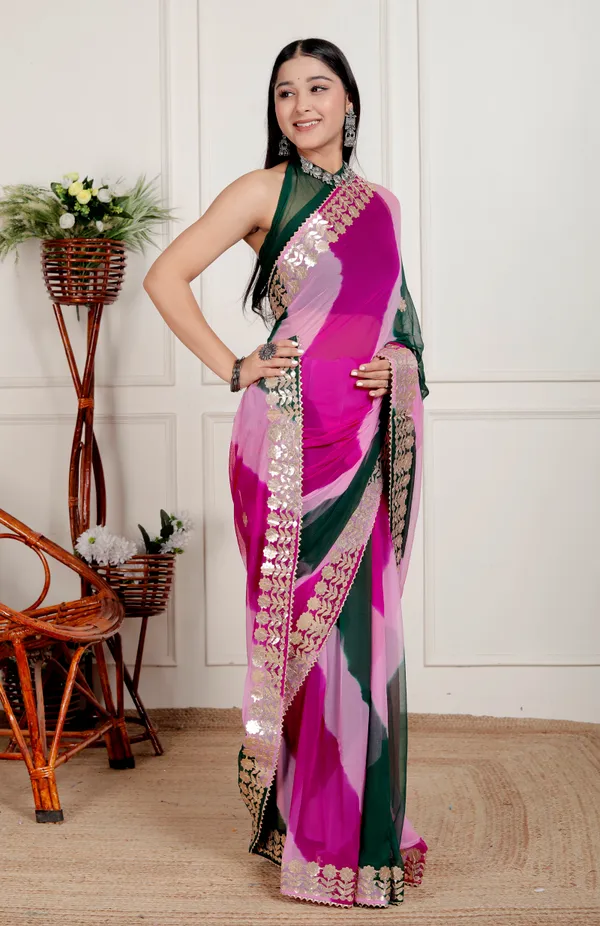 Multicolor_Pure_Chiffon_Hand_Printed_Saree_|_With_Unstitched_Blouse_Piece