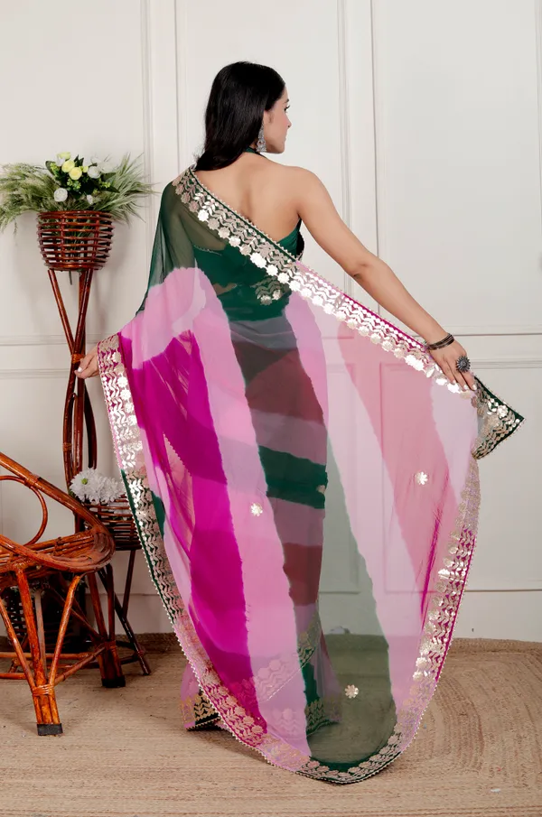 Multicolor_Pure_Chiffon_Hand_Printed_Saree_|_With_Unstitched_Blouse_Piece