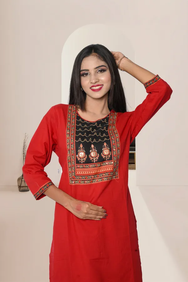 Red_Cotton_Printed_Salwar_Suit_For_Women