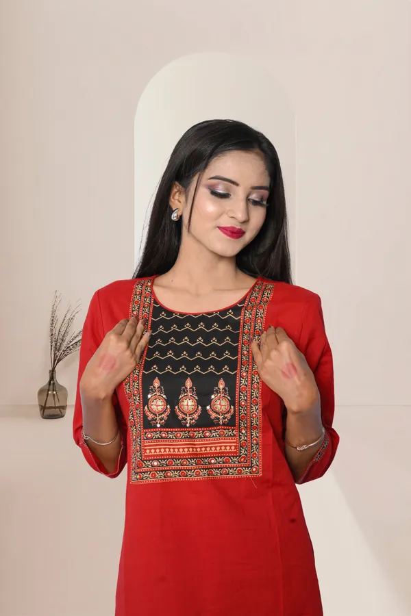 Red_Cotton_Printed_Salwar_Suit_For_Women