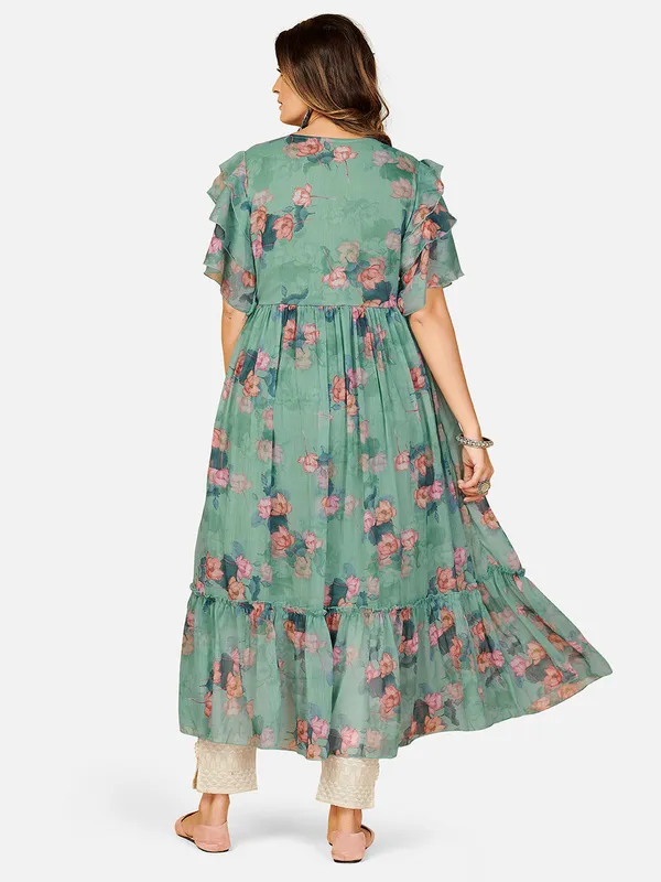 Aqua_Green_Printed_Anarkali_Georgette_Dress_For_Women