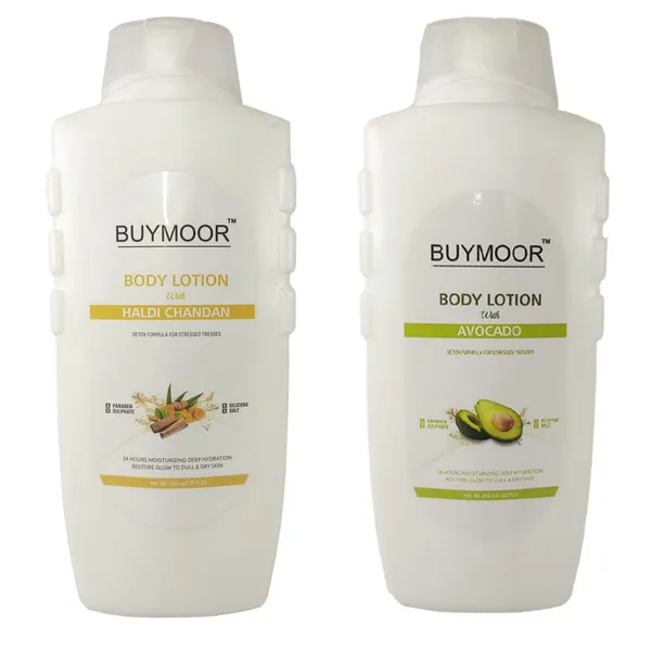 Multicolor_Haldi_Chandan_&_Avocado_Deep_Nourishing_Skin_Brightening_Body_Lotion_Men_&_Women_1300_MlPack_Of_2