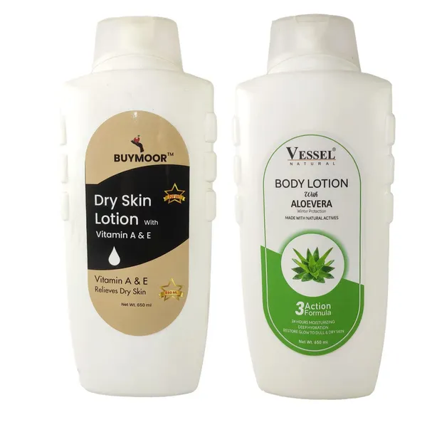 Multicolor_Vitamin_A_&_E_And_Vessel_Aloevera_Deep_Nourishing_Skin_Brightening_Body_Lotion_Men_&_Women_1300_MlPack_Of_2
