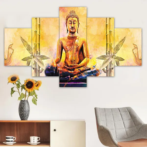 Set_Of_5_3d_Material_Wall_Paintings_|_For_Home_Decoration_|_75_X_43_Cm