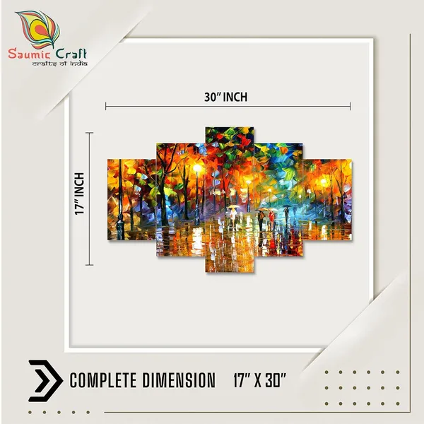 Set_Of_5_3d_Material_Wall_Paintings_|_For_Home_Decoration_|_75_X_43_Cm