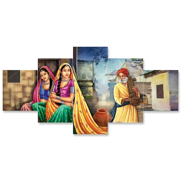 Set_Of_5_3d_Material_Wall_Paintings_|_For_Home_Decoration_|_125_X_60_Cm