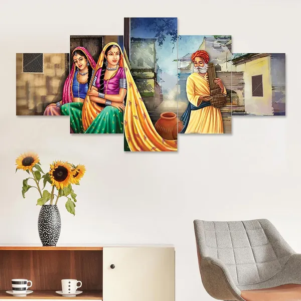 Set_Of_5_3d_Material_Wall_Paintings_|_For_Home_Decoration_|_125_X_60_Cm