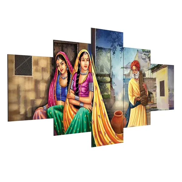Set_Of_5_3d_Material_Wall_Paintings_|_For_Home_Decoration_|_125_X_60_Cm