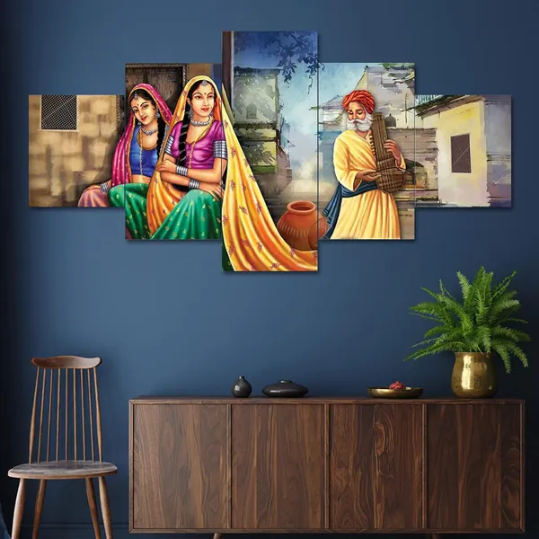 Set_Of_5_3d_Material_Wall_Paintings_|_For_Home_Decoration_|_125_X_60_Cm