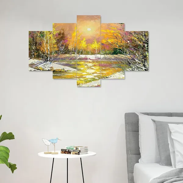 Set_Of_5_3d_Material_Wall_Paintings_|_For_Home_Decoration_|_75_X_43_Cm