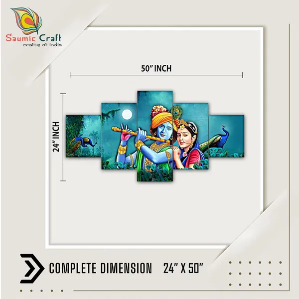 Set_Of_5_3d_Material_Wall_Paintings_|_For_Home_Decoration_|_125_X_60_Cm