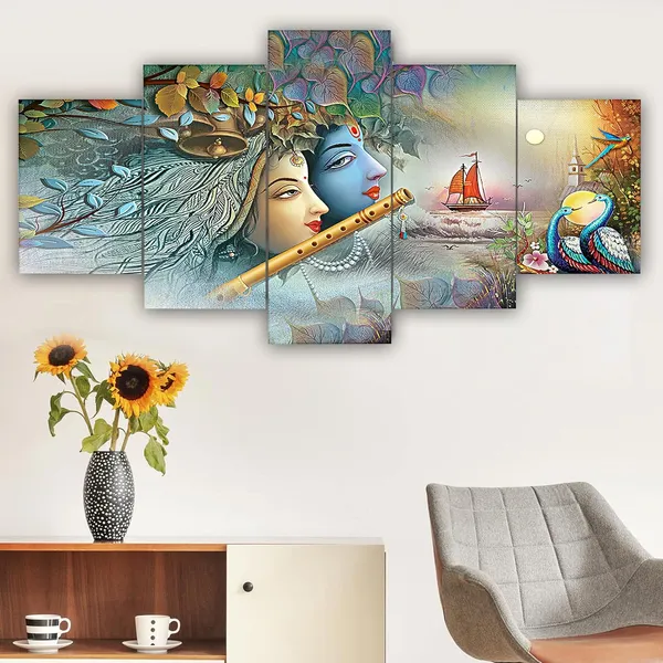 Set_Of_5_3d_Material_Wall_Paintings_|_For_Home_Decoration_|_125_X_60_Cm