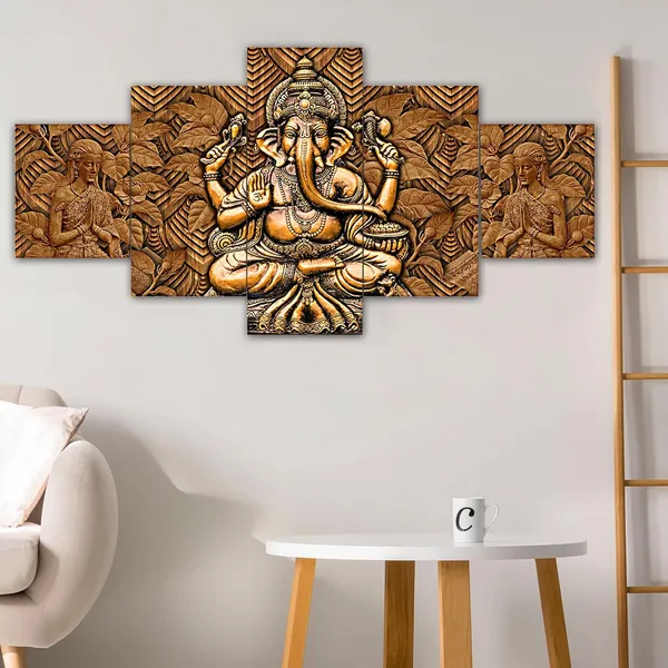 Set_Of_5_3d_Material_Wall_Paintings_|_For_Home_Decoration_|_125_X_60_Cm