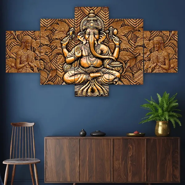 Set_Of_5_3d_Material_Wall_Paintings_|_For_Home_Decoration_|_125_X_60_Cm