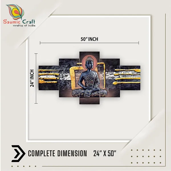 Set_Of_5_3d_Material_Wall_Paintings_|_For_Home_Decoration_|_125_X_60_Cm