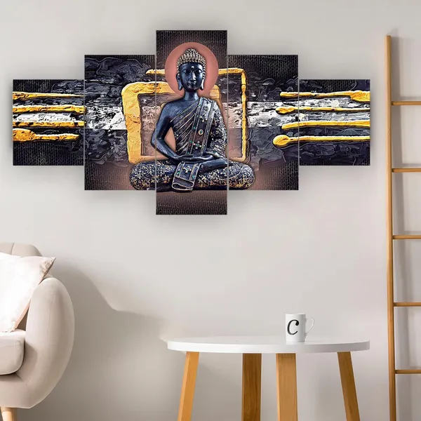 Set_Of_5_3d_Material_Wall_Paintings_|_For_Home_Decoration_|_125_X_60_Cm