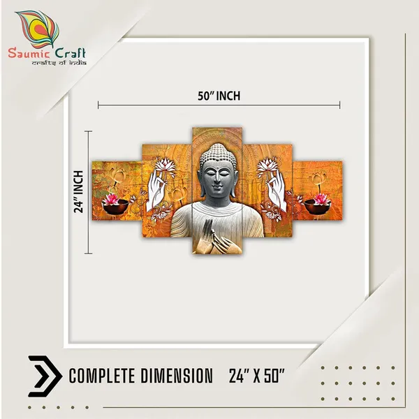 Set_Of_5_3d_Material_Wall_Paintings_|_For_Home_Decoration_|_125_X_60_Cm