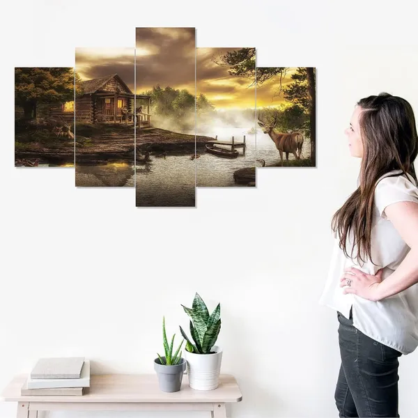Set_Of_5_3d_Material_Wall_Paintings_|_For_Home_Decoration_|_125_X_60_Cm
