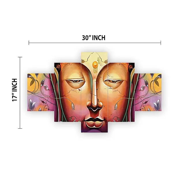 Set_Of_5_3d_Material_Wall_Paintings_|_For_Home_Decoration_|_75_X_43_Cm