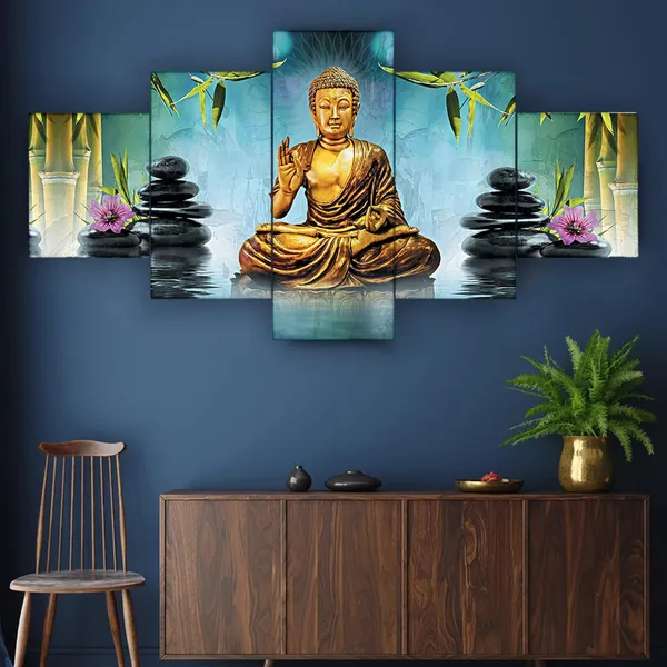 Set_Of_5_3d_Material_Wall_Paintings_|_For_Home_Decoration_|_125_X_60_Cm