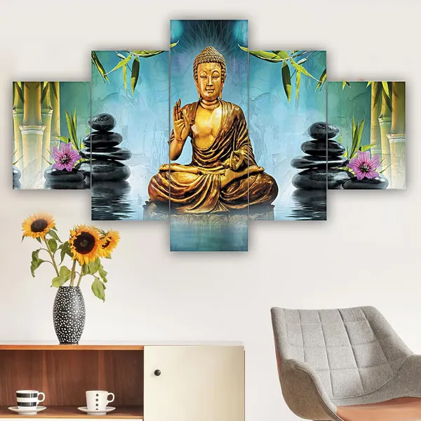 Set_Of_5_3d_Material_Wall_Paintings_|_For_Home_Decoration_|_125_X_60_Cm