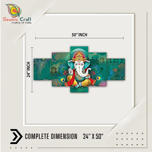 Set_Of_5_3d_Material_Wall_Paintings_|_For_Home_Decoration_|_125_X_60_Cm