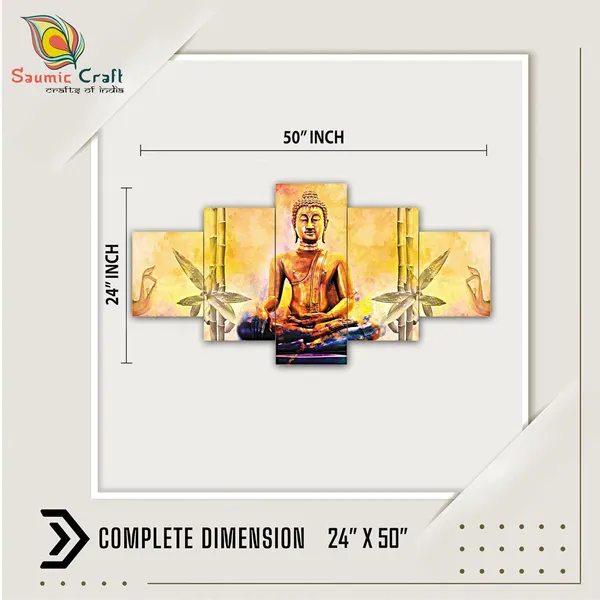Set_Of_5_3d_Material_Wall_Paintings_|_For_Home_Decoration_|_125_X_60_Cm
