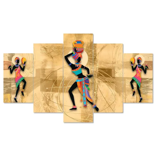Set_Of_5_3d_Material_Wall_Paintings_|_For_Home_Decoration_|_125_X_60_Cm