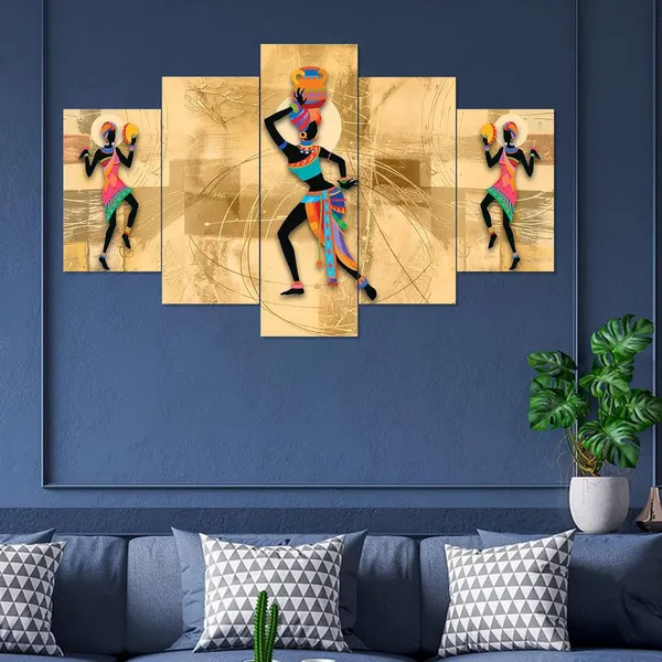 Set_Of_5_3d_Material_Wall_Paintings_|_For_Home_Decoration_|_125_X_60_Cm
