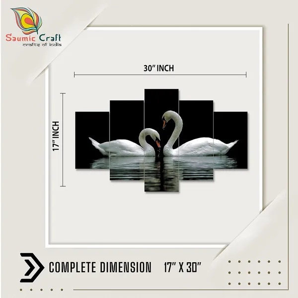 Set_Of_5_3d_Material_Wall_Paintings_|_For_Home_Decoration_|_75_X_43_Cm