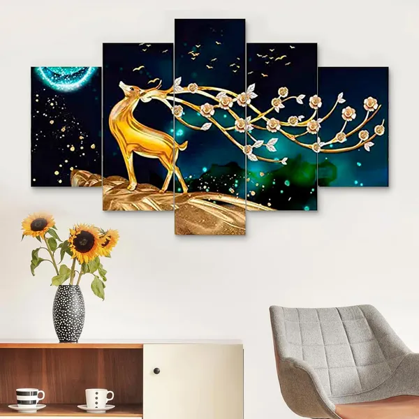 Set_Of_5_3d_Material_Wall_Paintings_|_For_Home_Decoration_|_125_X_60_Cm