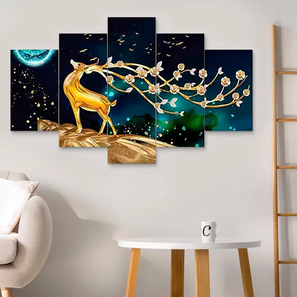Set_Of_5_3d_Material_Wall_Paintings_|_For_Home_Decoration_|_125_X_60_Cm