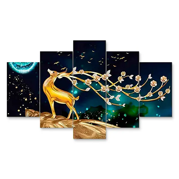 Set_Of_5_3d_Material_Wall_Paintings_|_For_Home_Decoration_|_125_X_60_Cm