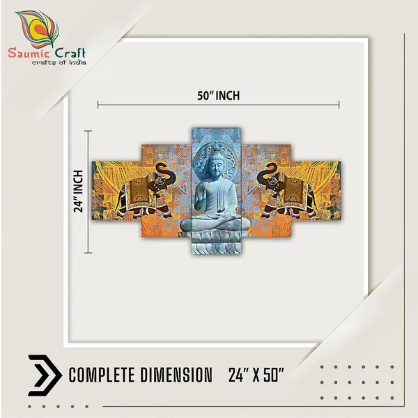 Set_Of_5_3d_Material_Wall_Paintings_|_For_Home_Decoration_|_125_X_60_Cm